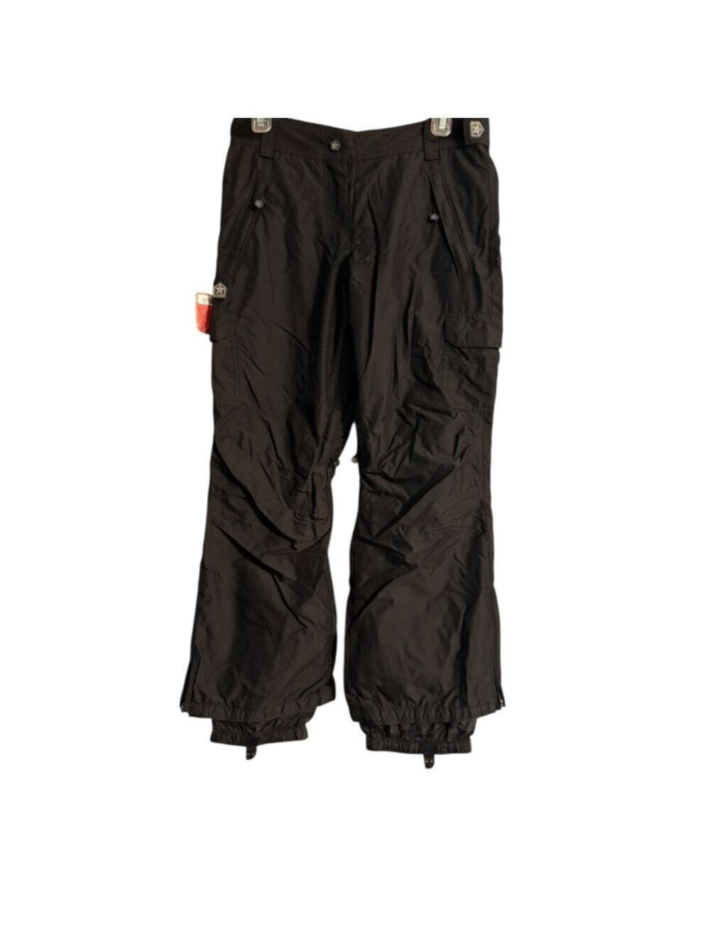 Sessions Terrain Series Black Snowboard Pants Waist 28 (14” across)